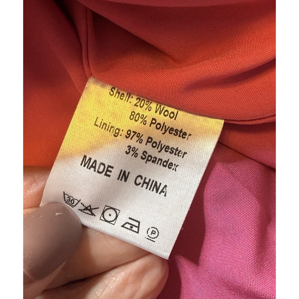 Marren Skirt Rosewood Tartan Plaid By Ivy City NWT Wool Lined‎ Mini Red Pink XS - Picture 7 of 11